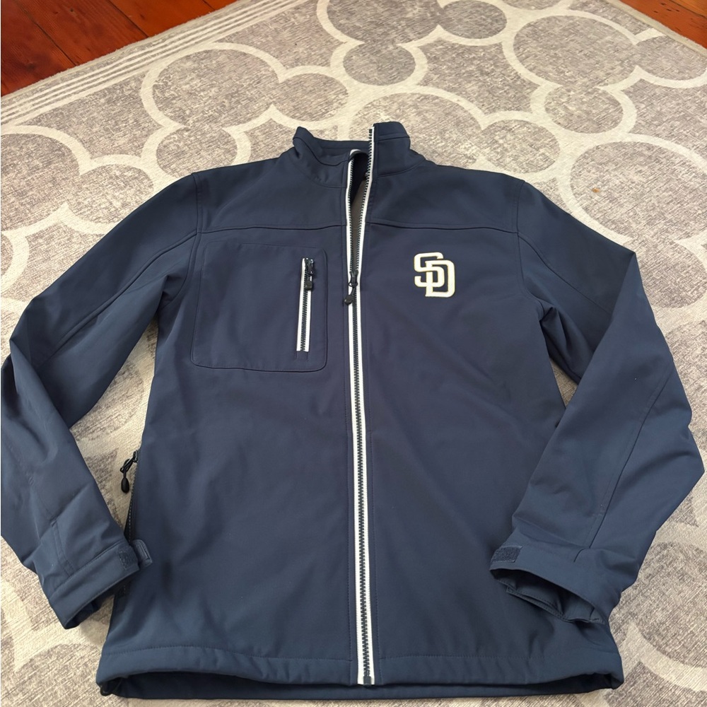 Men's Navy Softshell Jacket